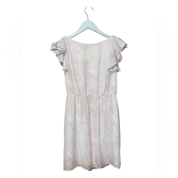 LOFT Pink and White Sleeveless Dress, Size 00 Petite - Picture 1 of 7